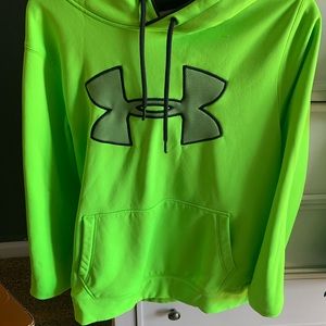 Small UA green and blue sweatshirt.